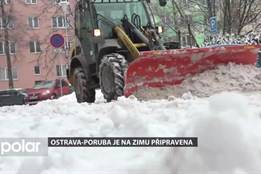 O sjízdnost silnic a schůdnost chodníků v zimním období se v Ostravě-Porubě postará vysoutěžená firma