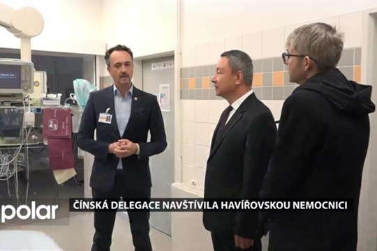 Čínská delegace navštívila krajský úřad i havířovskou nemocnici