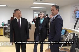 Čínská delegace navštívila havířovskou nemocnici, zajímala se o způsoby léčby i financování