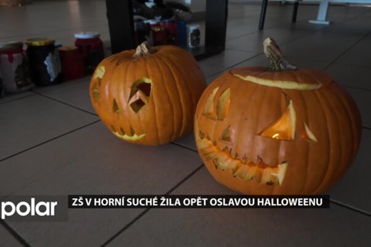 ZŠ v Horní Suché žila opět oslavou Halloweenu