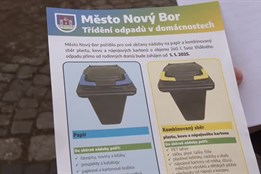 Obyvatelé Nového Boru budou od ledna více třídit