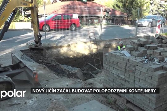 Nový Jičín začal s budováním polopodzemních kontejnerů, první budou na Dlouhé a v Loučce