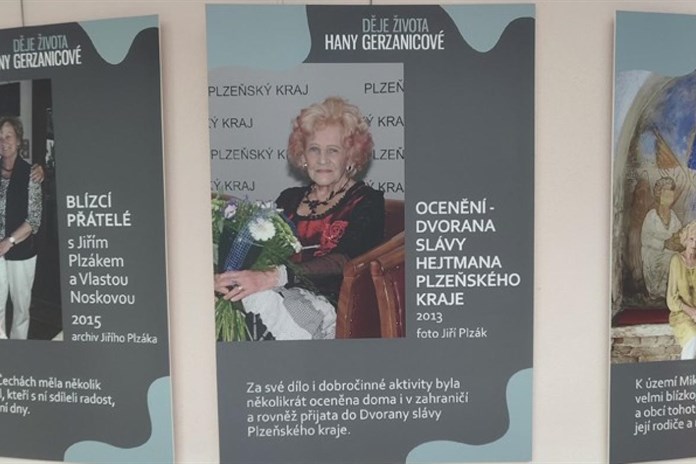 Život a dílo Hany Gerzanicové připomíná výstava na Slovanech