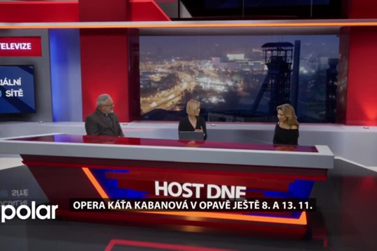 Petr Kazík, ředitel Slezského divadla, Tereza Kavecká, operní pěvkyně, Slezské divadlo