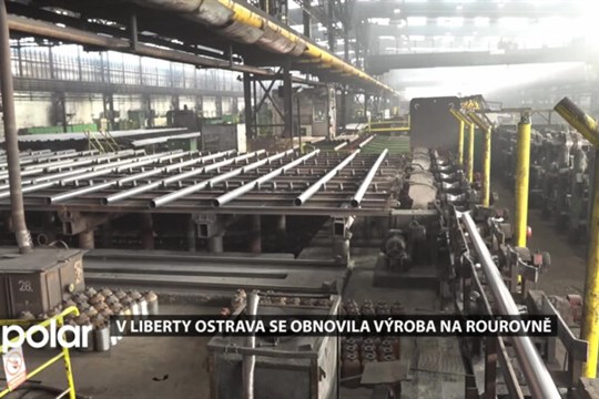 V Liberty Ostrava se obnovila výroba na rourovně