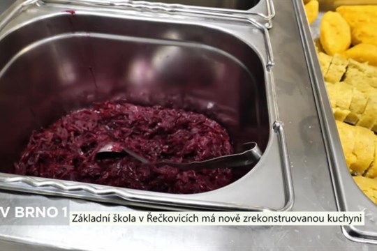 Základní škola Horácké náměstí v Řečkovicích má nově zrekonstruovanou kuchyni na špičkové úrovni