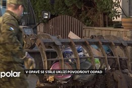 Povodňový odpad z domácností už v Opavě nelze odkládat před domy. Lidé si mohou zdarma objednat kontejner