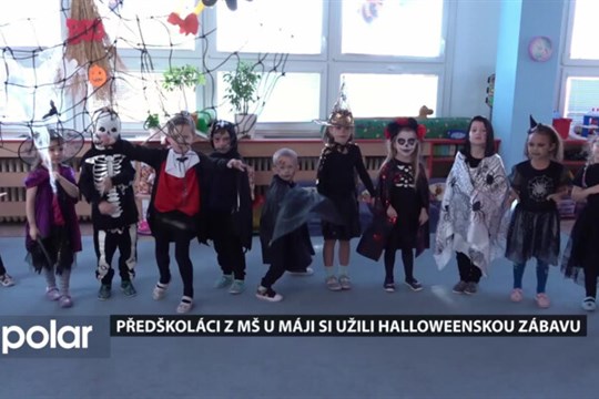 Předškoláci z MŠ U Máji si užili halloweenskou zábavu