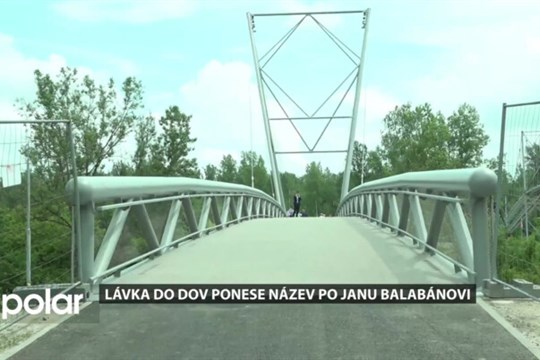 Lávka do Dolních Vítkovic ponese název po Janu Balabánovi. Ostravský spisovatel ve Vítkovicích pracoval