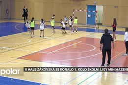 V hale Žákovská se konalo 1. kolo školní ligy miniházené