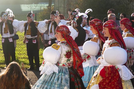 Vrcholem Martinských hodů s právem bylo vysvěcení kaple svatých Andělů strážných