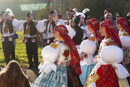 Vrcholem Martinských hodů s právem bylo vysvěcení kaple svatých Andělů strážných