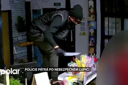 Maskovaný lupič loupil ve večerce. S nožem v ruce donutil prodavačku k vydání peněz