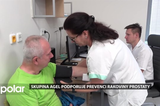 Skupina AGEL podporuje prevenci rakoviny prostaty