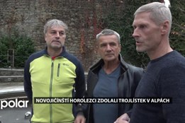 Novojičínští horolezci zdolali trojlístek v Bernských Alpách