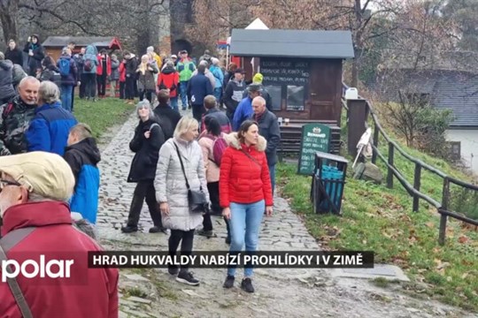 Hrad Hukvaldy nabízí prohlídky i v zimě, lidé uvidí i záchranné stavební práce