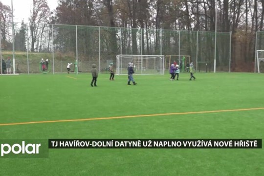 TJ Havířov-Dolní Datyně už naplno využívá nové hřiště s umělou trávou