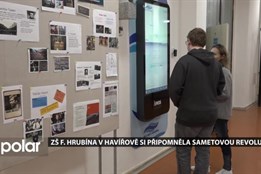 ZŠ F. Hrubína v Havířově si připomněla Sametovou revoluci, na programu se podíleli samotní žáci