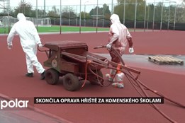 Skončila oprava hřiště za Komenského školami, i tady bude sportovat veřejnost