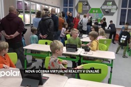 Základní škola v Úvalně má novou učebnu virtuální reality. Střídají se v ní všichni žáci