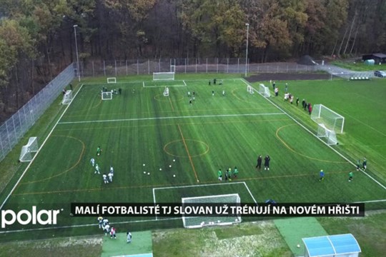 Malí fotbalisté TJ Slovan Havířov už trénují na novém hřišti