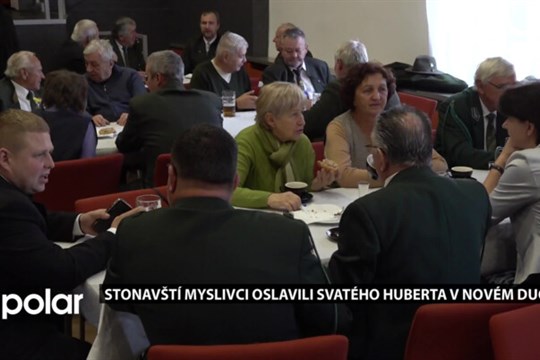 Stonavští myslivci oslavili svatého Huberta v novém duchu