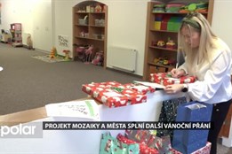 Projekt Rodinného centra Mozaika a města splní další vánoční přání