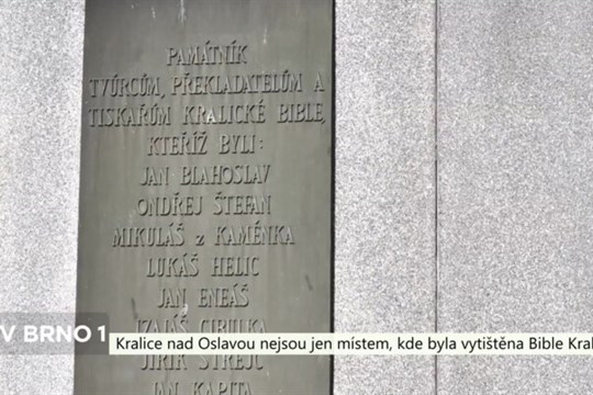 Kralice nad Oslavou nejsou jen místem, kde byla vytištěna Bible Kralická