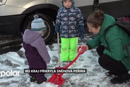 Moravskoslezský kraj přikryla sněhová peřina. Po víkendu ale sníh zase roztaje