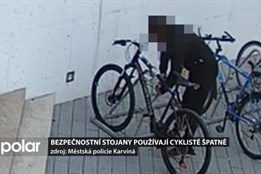 Bezpečnostní stojany používají cyklisté špatně, kolo se dá lehce odcizit