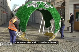 Karvinou vánočně ozdobí nové prvky, jsou vhodné k pořizování fotografií