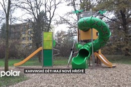 V Karviné postavili nové dětské hřiště, další herní prvky město chystá na jaro