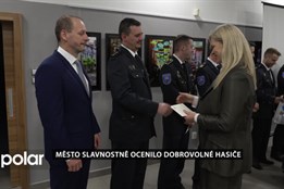 Město slavnostně ocenilo dobrovolné hasiče