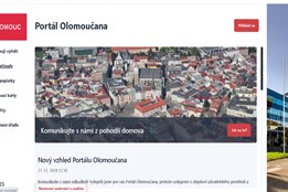 Portál Olomoučana v novém a přehlednějším provedení