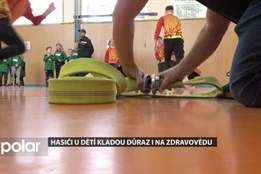 Hasiči při práci s dětmi kladou důraz na zdravovědu