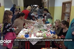 ZŠ Na Nábřeží uspořádala slavnostní vánoční jarmark