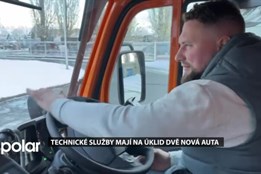 Technické služby mají na úklid dvě nová auta, nahradila dvacet let staré vozy