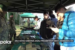 Žáci SŠTaS Karviná zažili projektový den s Armádou ČR