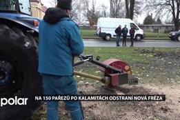 Na 150 pařezů po dvou kalamitách odstraní nová fréza