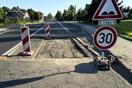 Lokální opravy silnic v Olomouckém kraji jsou v plném proudu