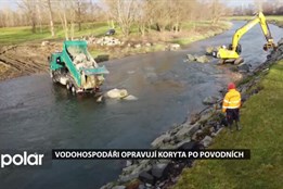 Vodohospodáři opravují koryta toků po ničivých povodních