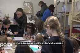 Porubská dílna nabídla Vánoční jarmark