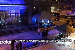 Adventní akce Andělé ve Dvoraně rozzáří radnici Moravské Ostravy a Přívozu