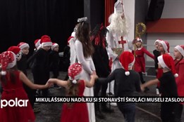 Mikulášskou nadílku si stonavští školáci museli zasloužit