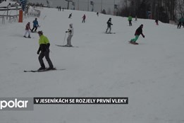 V Jeseníkách se o víkendu rozjely první vleky.  Hory jsou oblíbeným místem lyžařských kurzů opavských škol