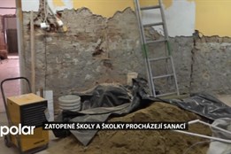 Zatopené opavské školy a školky procházejí sanací. Děti by se do mohly vrátit už v březnu