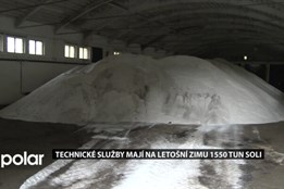 Technické služby Frýdek-Místek mají na letošní zimu 1 550 tun soli