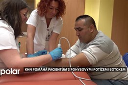 Karvinská hornická nemocnice pomáhá pacientům s pohybovými potížemi botoxem