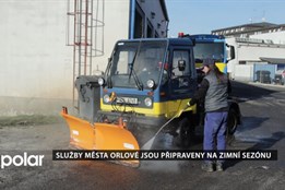 Služby města Orlové jsou připraveny na zimní sezónu