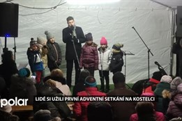 Lidé si užili první společné adventní setkání na Kostelci